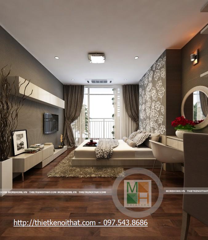 Thiết kế nội thất chung cư cao cấp KeangNam - Nhà Anh Trường